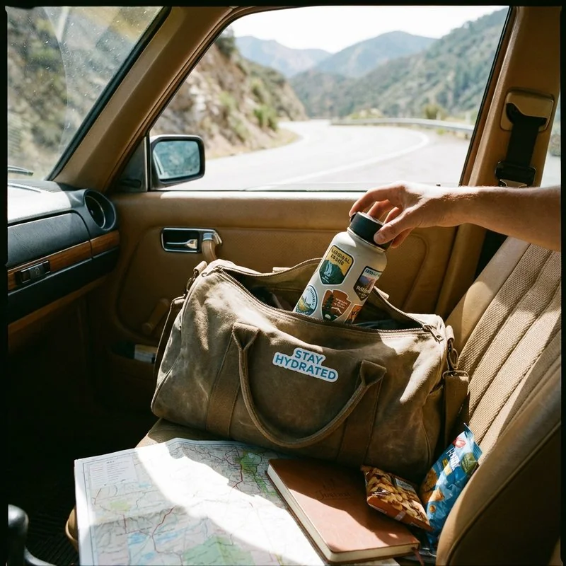 Borraccia in viaggio