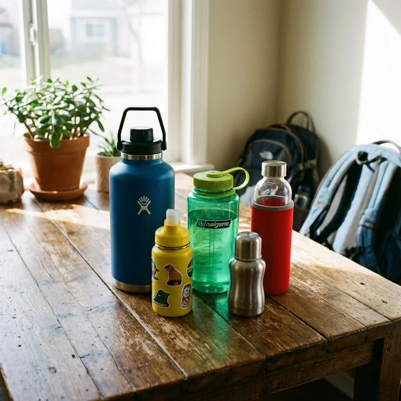 Borraccia in famiglia